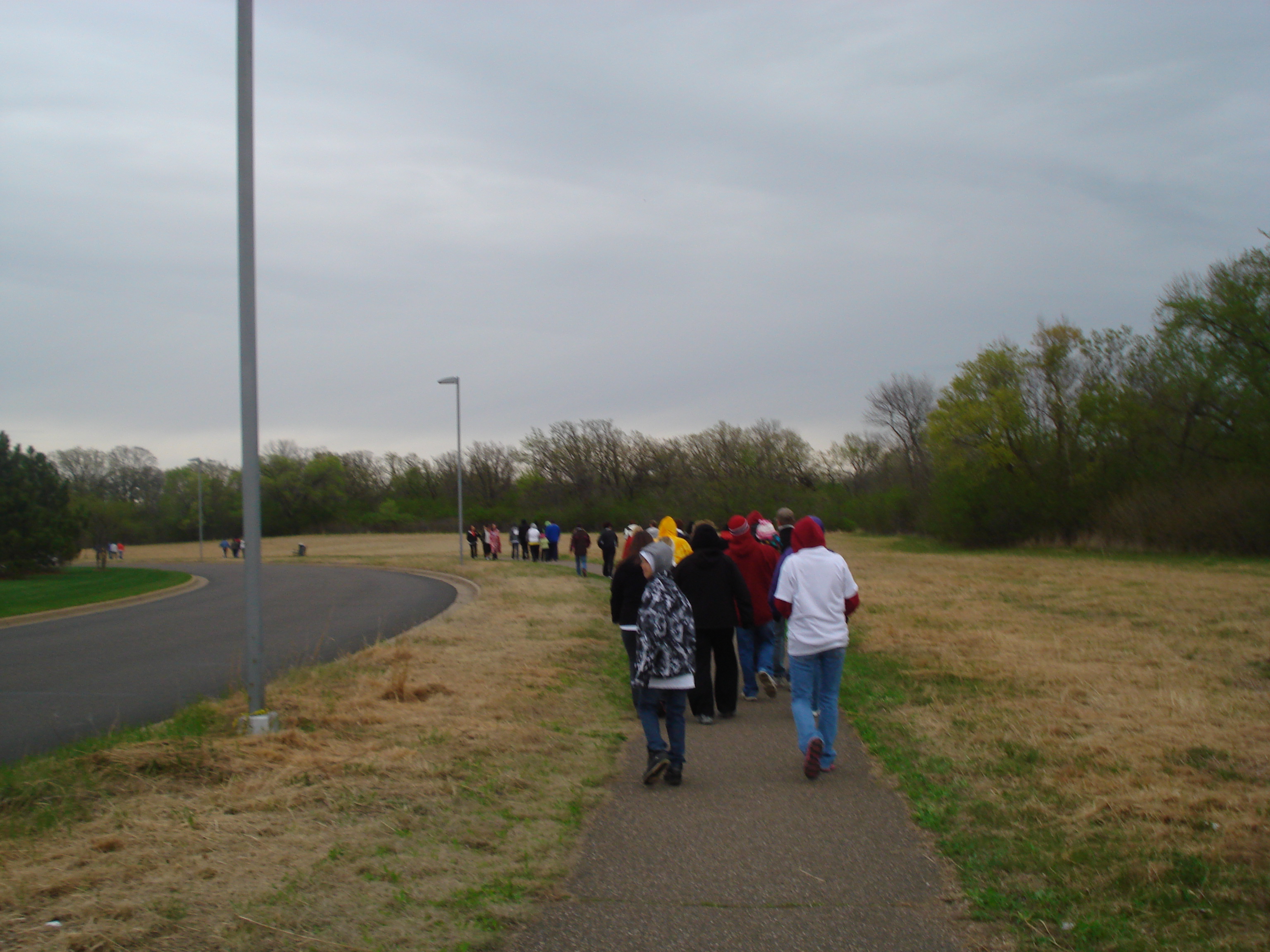 Get out and walk because it is good for your heart