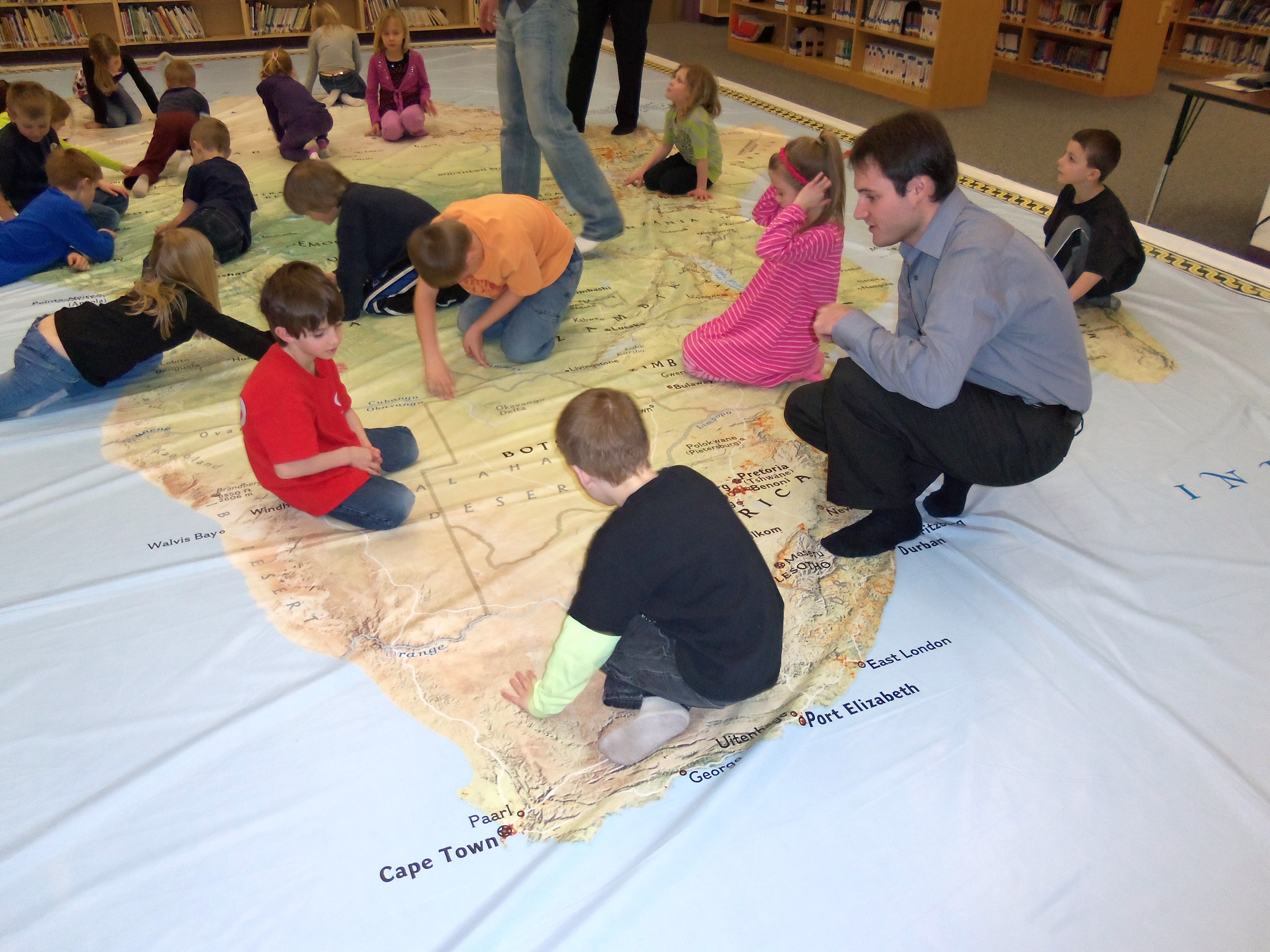 Eager students get to tiptoe through Tanzania