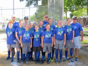 contributed photo The Sartell Swarm 12U Blue girls fastpitch softball team won the Silver Bracket Championship at the Star of the North tournament on June 21. The team finished with a record of 3-2 for the tournament. The games were played at Whitney Park in St Cloud. Team members include: (front row, left to right) Annette Lahn, Elizabeth Hamak, Grace Vogt and Riley Trobec; (middle row) Maren Arneson, Maggie Kulus, Shauna Schmidt, Gretta Mahowald, Marissa Martins and Sydney Lund; and (back row) Coaches Mike Arneson, Bob Kulus and Chris Martins and Head Coach Bill Trobec.