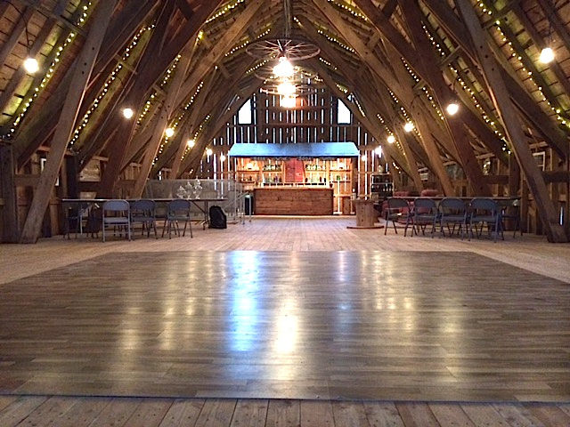 Repurposed old barn 'initiated' with wedding reception ...