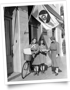 contributed photo In the mid-1940s, during WW II, there was a shortage of butter and flour and so the Girl Scouts back then took to selling calendars instead of the cookies they formerly sold.