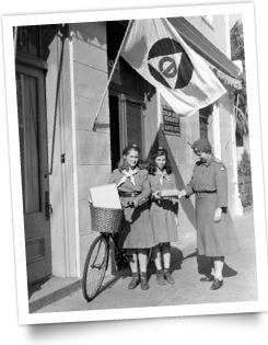 contributed photo In the mid-1940s, during WW II, there was a shortage of butter and flour and so the Girl Scouts back then took to selling calendars instead of the cookies they formerly sold.