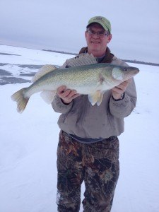 contributed photo Winter fun This Walleye was caught by Newsleader photography Kelly Brown Jan. 19 on a recent trip to Lake Winnepeg, Canada. It weighed 10 pounds 6 ounces. The fish was put back for someone else to catch.