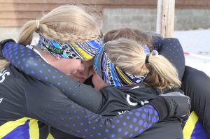 photo by David Eickhoff An intimate moment of reflection and preparation was caught by photographer Eickhoff during the section 8 meet at MapleLag near Detroit Lakes. The skiers went on to take second place, and earn themselves admission to state in Biwabik.