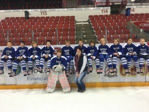 contributed photo The Sartell Squirt A team includes (left to right, in front) Quinten Sigurdson and parent Amy Comstock. In the second row are Carter Halstrom, Carter Johnson, Billy Vogt, Hayden Walters, Casey Hansen, Parker Comstock, Mason Horgen, Tory Lund, Tommy Franke, Ella Boeger and Logan Theisen. 
