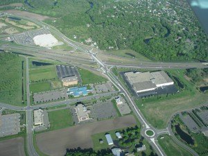 contributed photo An aerial view of the new highway 15 interchange in Sartell. The beltline would improve drive times and lessen traffic in congested areas.