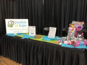 contributed photo Pockets of Hope set up a table at Sartell's Red Carpet, held in February at the Sartell Middle School.