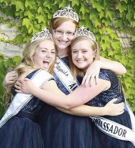 photo from River Days website This year’s Sauk Rapids Ambassadors are (left to right) Chelsey Haffner, Kaitlin Janson and Kayla Keller. New ambassadors will be selected during a pageant June 25 at the Sauk Rapids-Rice High School, an event that kicks off the Sauk Rapids River Days festivities. 