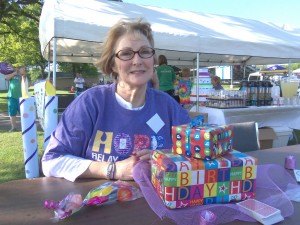 photo by Dennis Dalman Bev Bollig, cancer survivor, always tells those diagnosed with the disease to talk with others about their fears, to form a strong support network and rely on the power of prayer. 