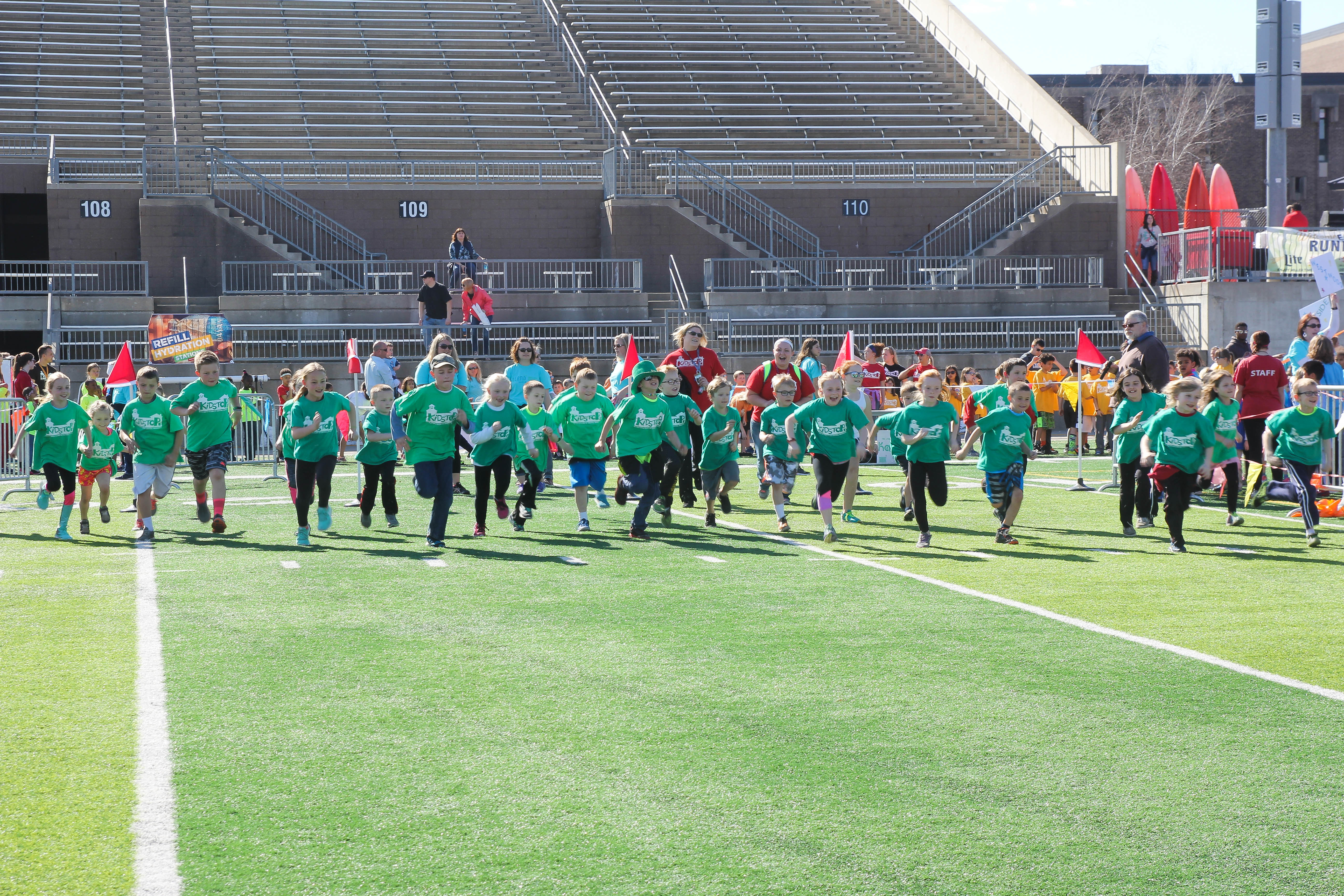 Running on their own power for Earth Day