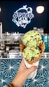 Mint Chip ice cream at Jupiter Moon