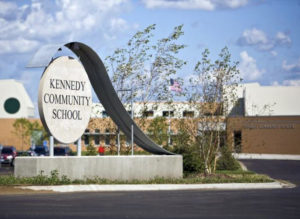 Kennedy Community School sign