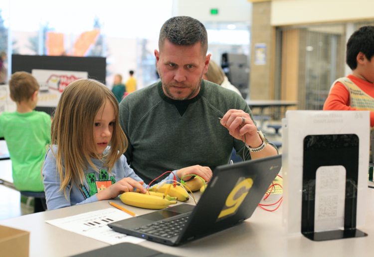 Coding night computes to fun and learning