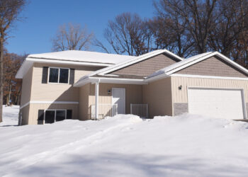 Habitat house almost ready for a family to move in