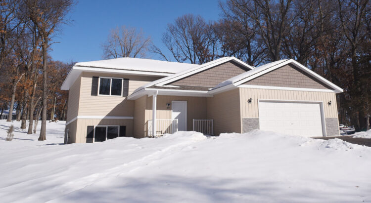 Habitat house almost ready for a family to move in