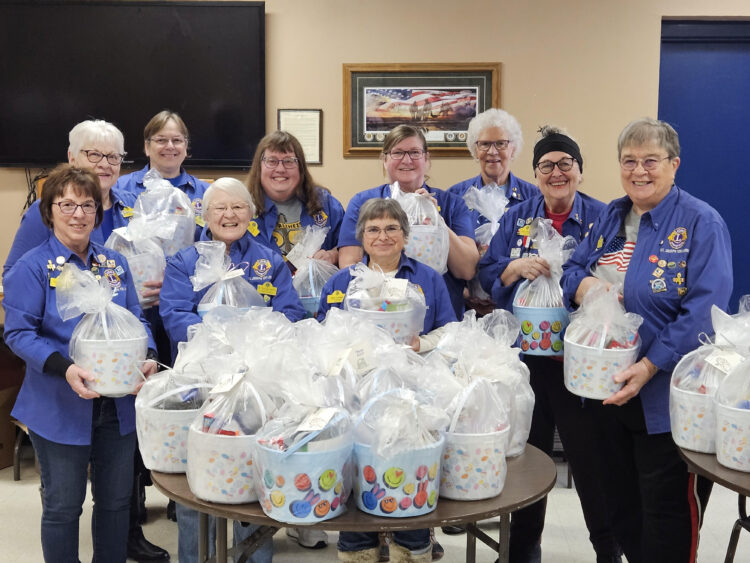 Y2K Lions give Easter baskets to those in need