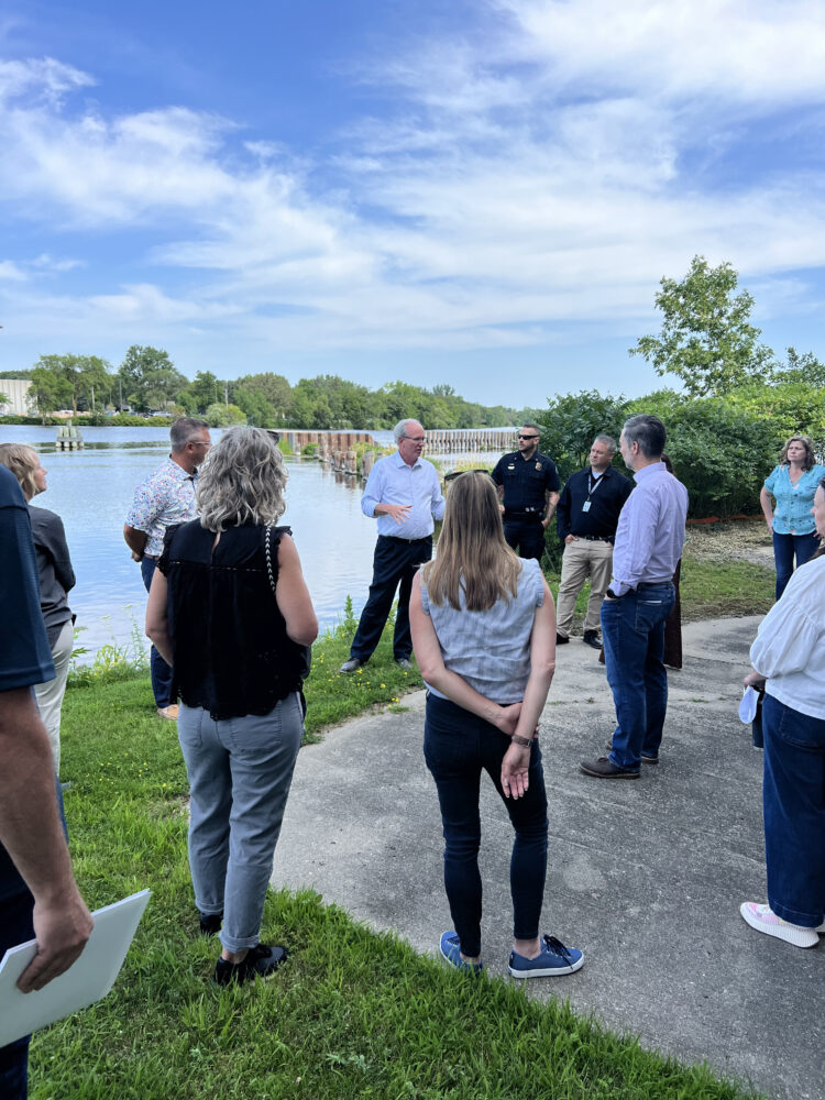 DEED commissioner tours Mill District