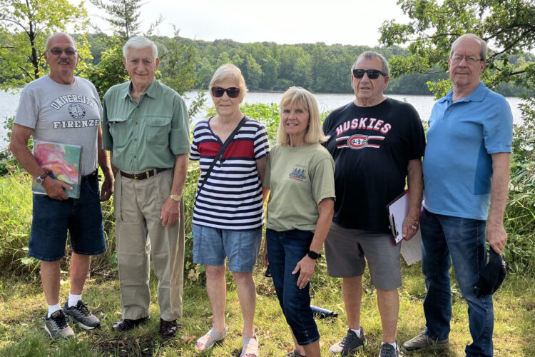 Walk down Memory Lane, riverside in Sartell