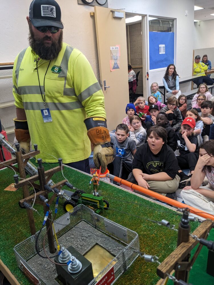 Local fourth-graders learn about energy efficiency, electrical safety