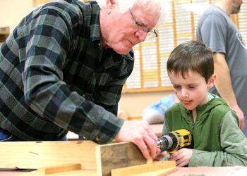 Decades of building birdhouses, community
