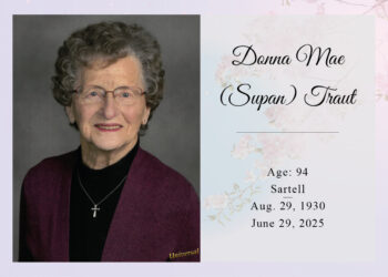 Funeral for Donna Mae (Supan) Traut, 94, of Sartell